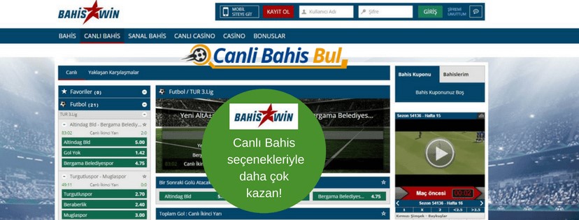 Bahiswin Canlı Bahis
