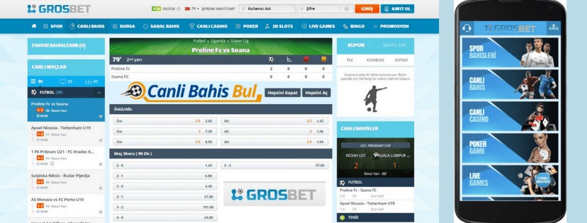 Grosbet Canlı Bahis