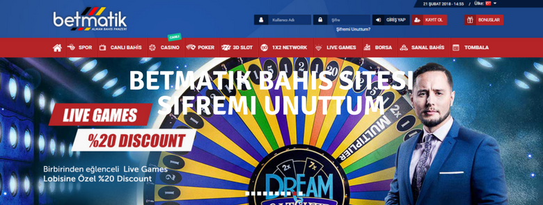 Betmatik Şifremi Unuttum
