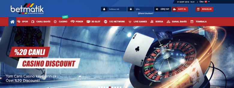 Betmatik Casino Bonusu