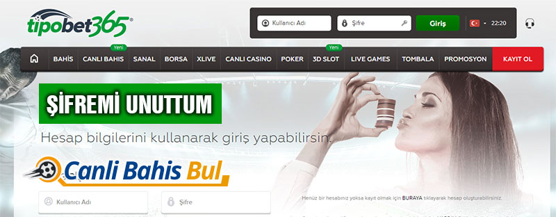 Tipobet365 Şifremi Unuttum