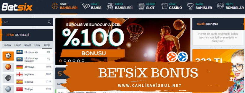 Betsix Bonus İşlemleri