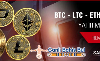 Saraycasino Bitcoin, Litecoin, Ethereum, Dash Yatırım Bonusu