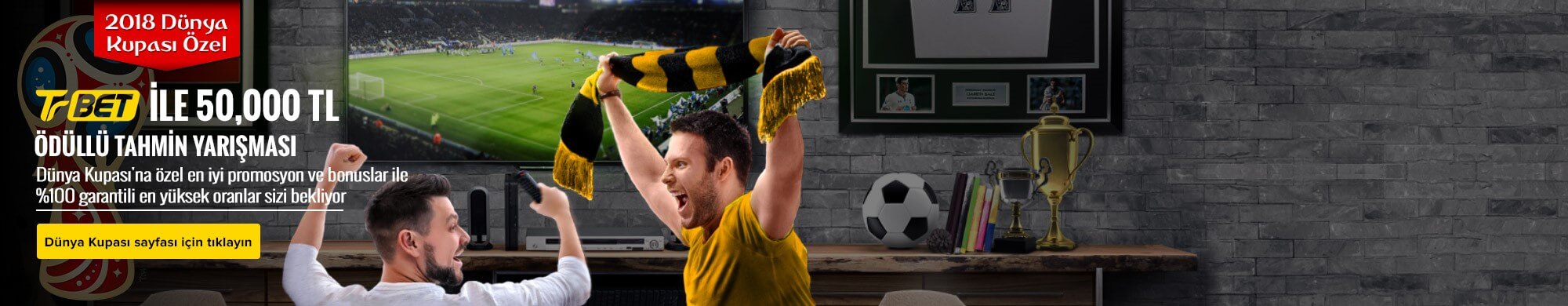 Trbet Dünya Kupası Bonusları 2018