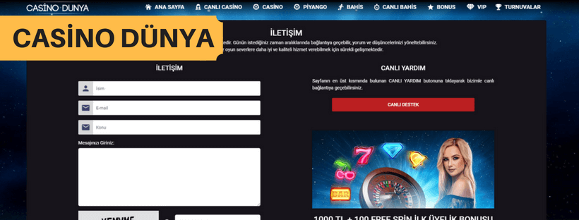 Casinodunya Bahis Şikayet