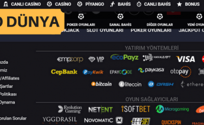 Casinodunya canli bahis para çekme