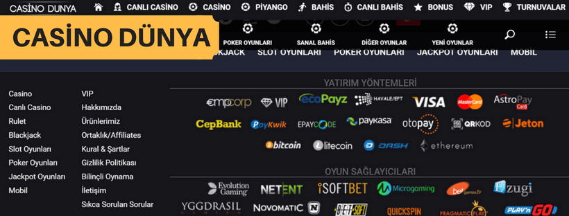 Casinodunya canli bahis para çekme