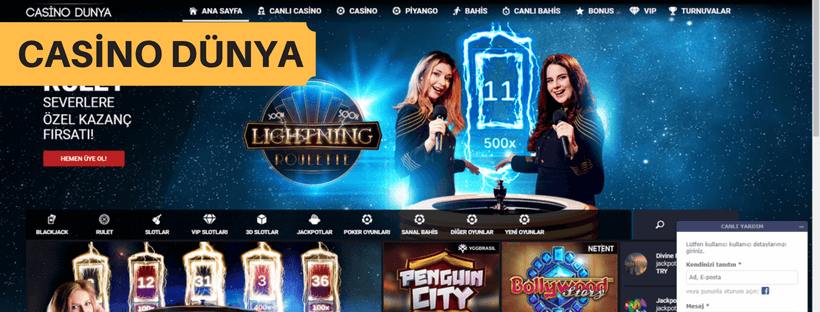 Casinodünya Canlı Bahis Giriş Adresleri