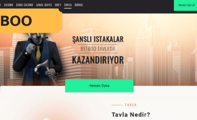 Betboo Canlı Tavla