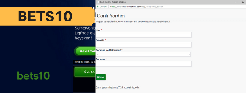 bets10 şikayet