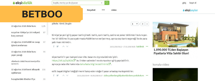 Betboo Yorumları