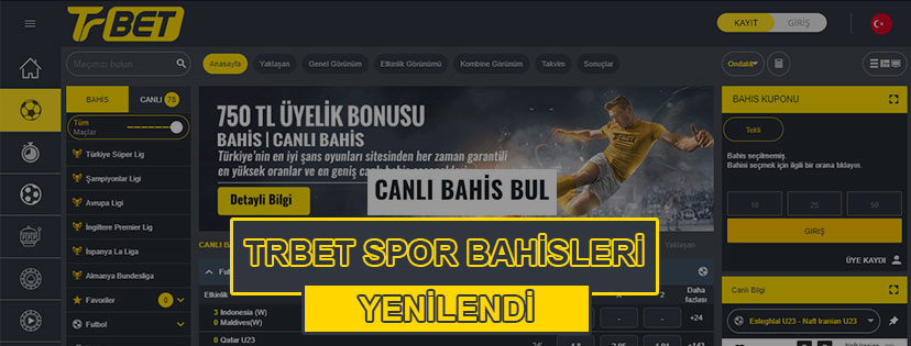 Trbet Spor Bahisleri