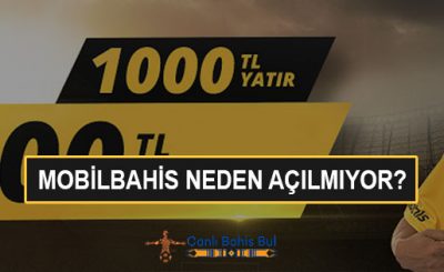 Mobilbahis Neden Açılmıyor