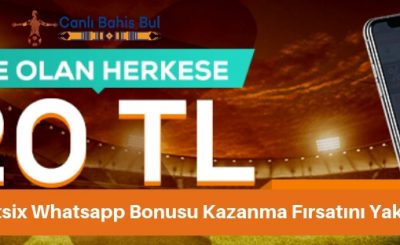 Betsix whatsapp bonusu